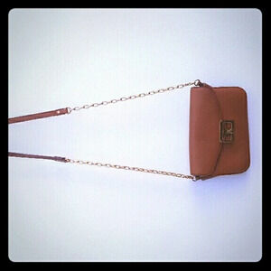 Marc by Marc Jacobs tan leather crossbody/clutch